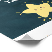 Twinkle Twinkle Star Baby Shower Bord Poster (Hoek)