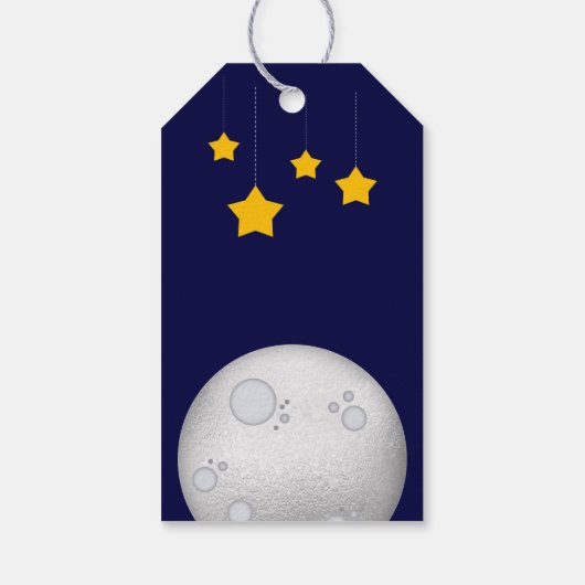 Twinkle Twinkle Star Baby shower Favor Cadeaulabel (Achterkant)