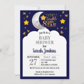 Twinkle Twinkle Star Baby shower Invitation Kaart (Voorkant)