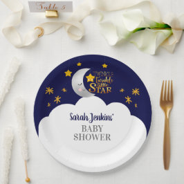 Twinkle Twinkle Star Baby shower Papieren Bordje