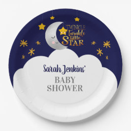 Twinkle Twinkle Star Baby shower Papieren Bordje
