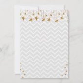 Twinkle Twinkle Star Baby shower-uitnodiging Kaart (Achterkant)