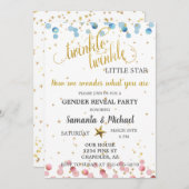 Twinkle Twinkle Star Gold: Kaart (Voorkant / Achterkant)