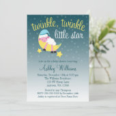 Twinkle Twinkle Star Lamb Baby shower Kaart (Staand voorkant)