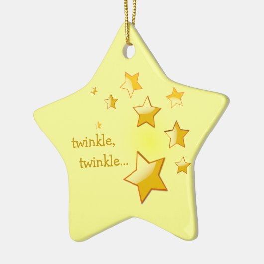 Twinkle, Twinkle Star Ornament Yellow (Links)