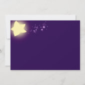 Twinkle Twinkle Star + Owl Baby shower Kaart (Achterkant)