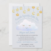 Twinkle Twinkle Stars Sprinkle Cloud Baby shower I Kaart (Voorkant)