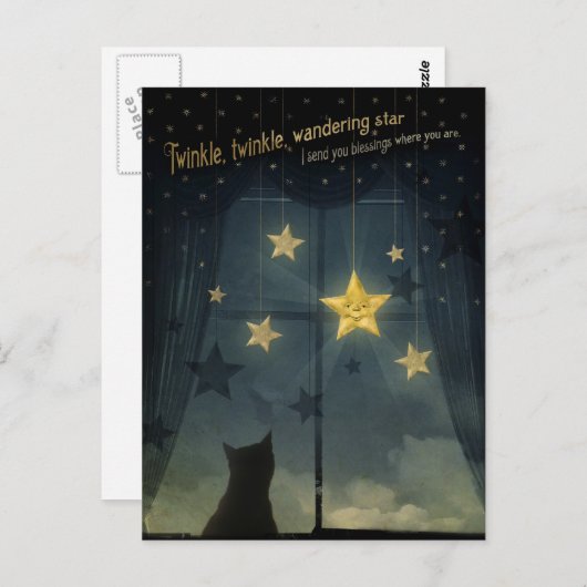 Twinkle, Twinkle, Wandering Star Briefkaart (Voorkant / Achterkant)