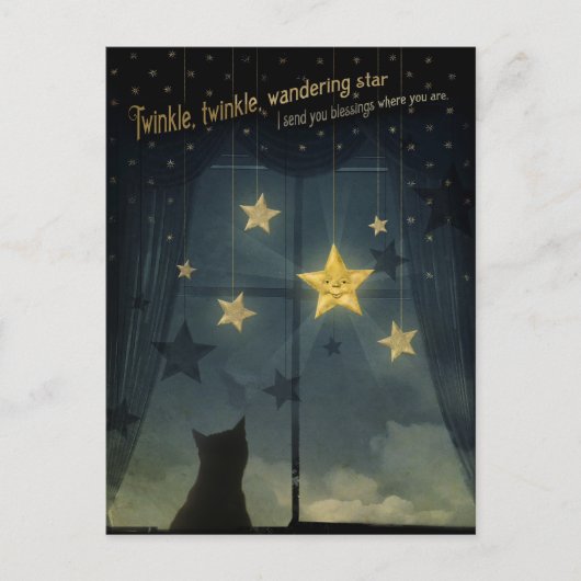 Twinkle, Twinkle, Wandering Star Briefkaart (Voorkant)