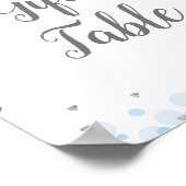 Twinkle Twinkle Waterverf Gifts Table Sign Poster (Hoek)