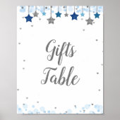 Twinkle Twinkle Waterverf Gifts Table Sign Poster (Voorkant)