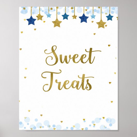 Twinkle Twinkle Waterverf Sweet TreSign Poster (Voorkant)