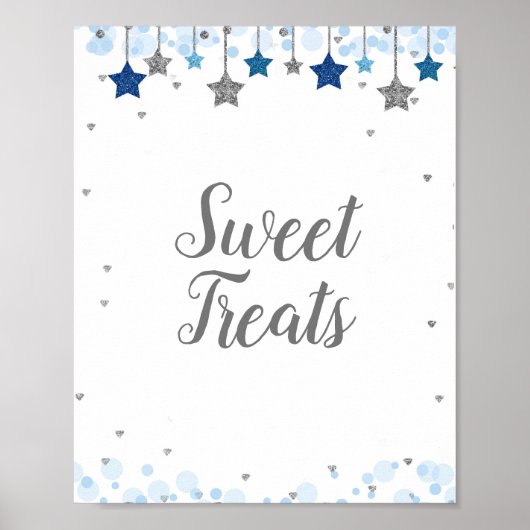 Twinkle Twinkle Waterverf Sweet TreSign Poster (Voorkant)