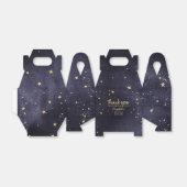 Twinkle twinkle waterverf unisex babydouche bedankdoosjes (Uitgevouwen)