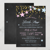 Twinkle Twinkle What You Are Geslacht Laat zien Kaart (Voorkant / Achterkant)