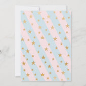 Twinkle Twins Baby Sprinkle, jongen en meisje twee Kaart (Achterkant)