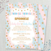 Twinkle Twins Baby Sprinkle, jongen en meisje twee Kaart