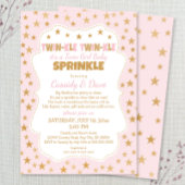 Twinkle Twins Baby Sprinkle, tweeling meisjes douc Kaart