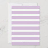 Twinkle verjaardagsuitnodiging kaart (Achterkant)