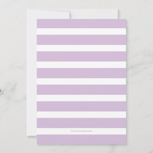 Twinkle verjaardagsuitnodiging kaart (Achterkant)