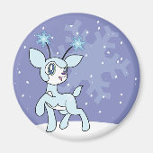 TwinkleDears sneeuwvlok magneet (Voorkant)