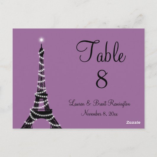 Twinkles-nummer Parijs Briefkaart (Achterkant)