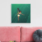 Twinkletoes Fairy Canvas Print (Insitu (Woonkamer))