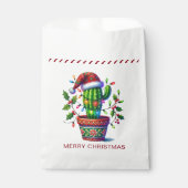Twinkling Cactus Kerstmis Bedankzakje (Voorkant)