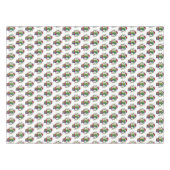 Twinkling Cactus Kerstmis Tafelkleed (Voorkant (Horizontaal))