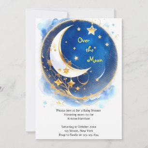 Twinkling Celestial Baby shower Kaart
