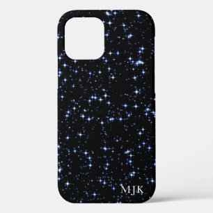 Twinkling Glitter Sterren in de Nachtelijke Hemel Case-Mate iPhone Case