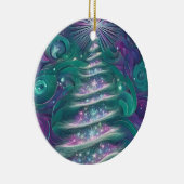 Twinkling Kerstboom Keramisch Ornament (Rechts)