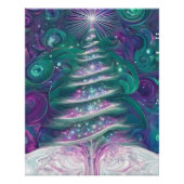 Twinkling Kerstboom Perfect Poster (Voorkant)