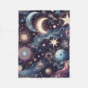 Twinkling Stardust Fleece Deken