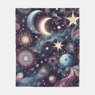 Twinkling Stardust Fleece Deken