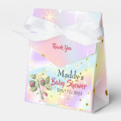 Twinkling Stars Aardbeien Dank u Baby shower Bedankdoosjes (Voorkant Zijde)