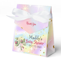 Twinkling Stars Aardbeien Dank u Baby shower