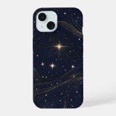 Twinkling sterren iPhone 15 case (Achterkant)