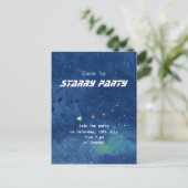 Twinkling sterrenhemel illustratie  briefkaart (Staand voorkant)