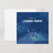 Twinkling sterrenhemel illustratie  kaart (Voorkant / Achterkant)