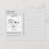 Twinkly Gold Stars Baby Boy Aankondiging (Achterkant)