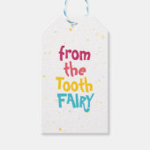 Twinkly "Van de Tand Fairy" Wit Cadeaulabel (Voorkant)