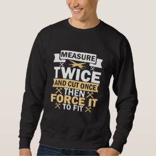 Twinmaal knippen eenmaal T Apparel meten Trui