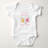 Twinnies Dubbele Trouble Dubbele Plezier Romper (Voorkant)