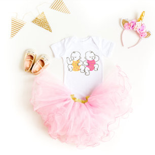 Twinnies Dubbele Trouble Dubbele Plezier Romper