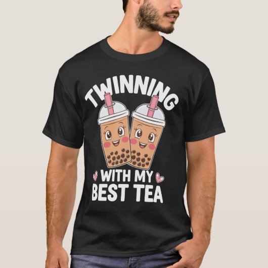 Twinning Met Mijn Beste Thee T-shirt (Voorkant)
