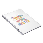 Twinning met mijn beste werk notitieboek (Rechterzijde)