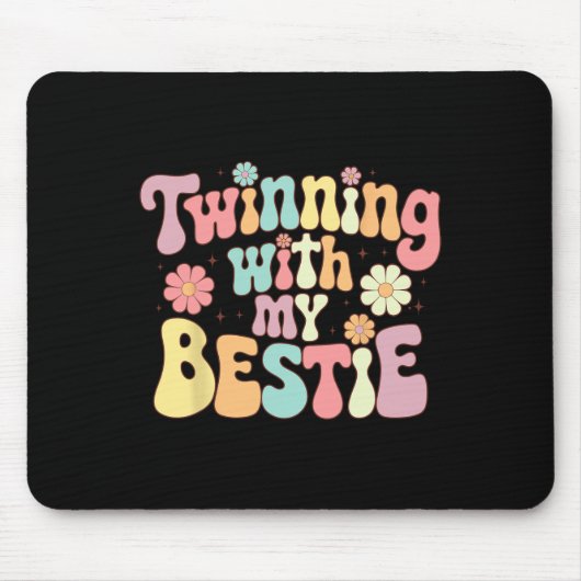 Twinning Met Mijn Bestie Muismat (Voorkant)
