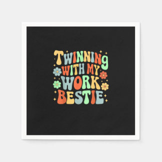 Twinning met mijn werk Bestie Friends Spirit Week Servet