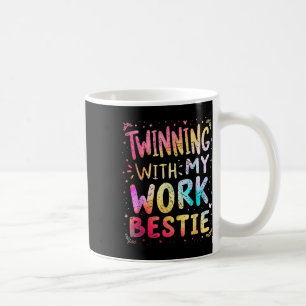 Twinning met mijn werk Bestie Spirit Week Best Fir Koffiemok